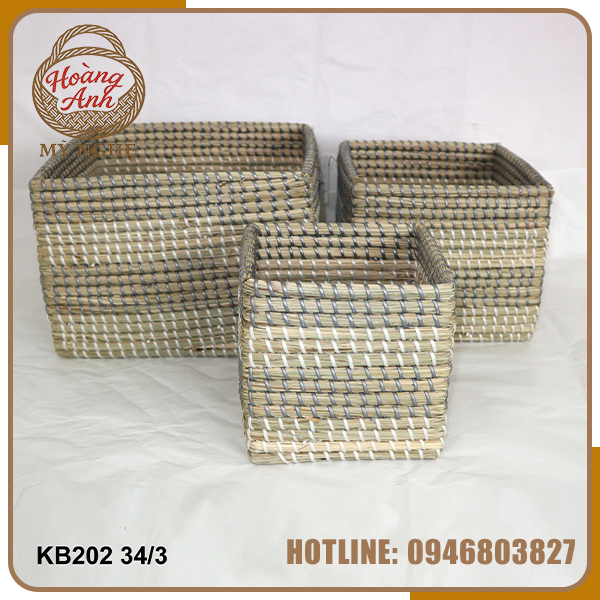 Khay đựng bằng cói